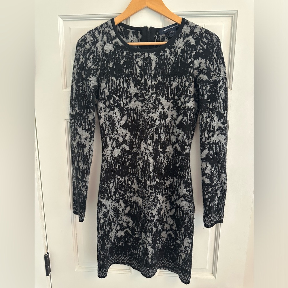 French Connection mini sweater dress
